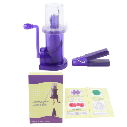 Light Portable Embellish Knit Machine for DIY Crafts, Plastic Spool Knitter 1