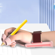 Trainer di postura per la scrittura dei bambini, regolabile, rosa, impugnatura ergonomica per la matita