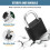 Weatherproof High Security Padlock, Anti-Rust Zinc Alloy 4 Digit Code Resettable Combination Lock, Heavy Duty for Multiple Applications Including 5