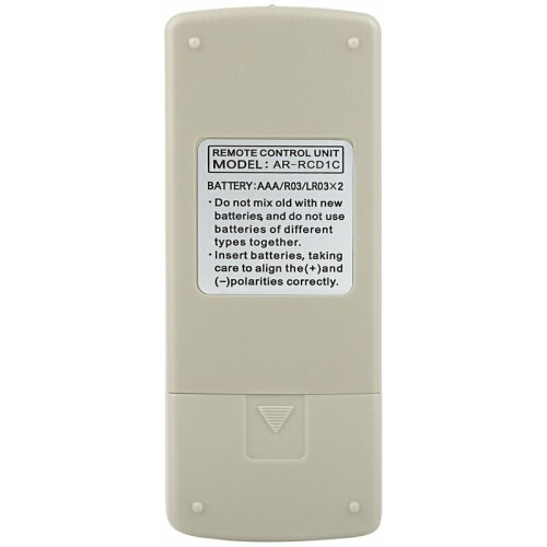 Télécommande de climatisation Fujitsu facile à utiliser avec rétroéclairage vert, idéale pour les modèles Fujitsu. 1