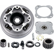 Novo conjunto de embreagem para motores de 50cc a 125cc. Kit de embreagem manual reforçado que garante devolução sem complicações e design leve
