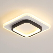 Plafoniera contemporanea, plafoniera LED moderna di facile installazione, protezione per gli occhi, 22W, materiale PC per camera da letto, cucina,