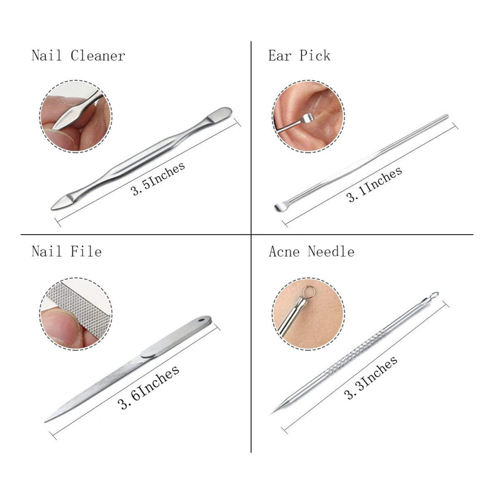 Stainless Steel Tools, High-Quality Manicure Set for Unisex Use with Exquisite Packaging (12Pcs)