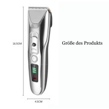 Professionel hårtrimmer til mænd, skarp, 2-hastighed, ledningsfri, genopladelig med højkarbonmateriale, vandtæt design sikrer sikker og bekvem