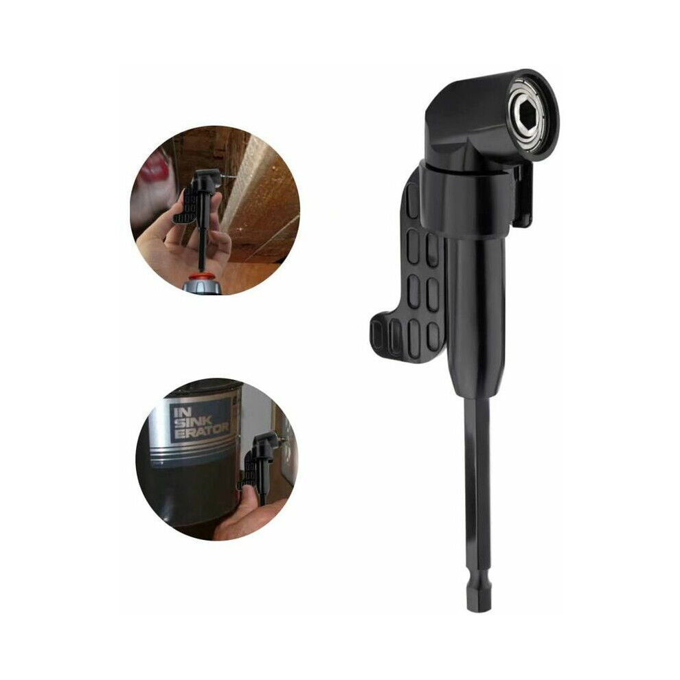 105 Degree Angle Attachment Extension, The Perfect Companion For Your Drill Or Wrench, Hex Shank Driver Ensures Compatibility And Efficiency In Tight 9128293819299