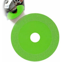 Disco da taglio diamantato, resistente al calore, con lama allargata porosa per tagli netti e veloci di prodotti in vetro (10 cm)