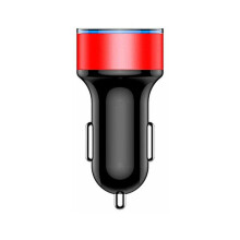 Carregador veicular avançado, adaptador para isqueiro com duas portas, saída de alta corrente de 3,1 A, sistema de distribuição inteligente,