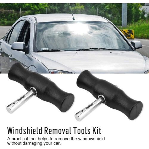 Windshield Removal Tool Kit, High-Quality Construction Ergonomic Design For Convenient Operation, Universal Car Windscreen Removal Tools Set 2