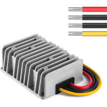 Ikke-isolert step-up strømadapter, spenningsregulator fra 24V til 12V, Boost-omformer 30A 360W med overbelastningsbeskyttelse for kjøretøy og