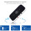 Καινοτόμος δέκτης πομπού Bluetooth 2 σε 1, σύζευξη 2 συσκευών ταυτόχρονα και ροή 5