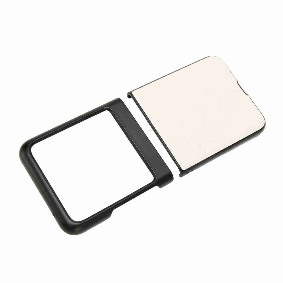Flip Phone Case For Motorola Razr 40 Ultra - Shockproof, Slim, White & Black White,Black 7901375925390