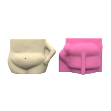 Belly Flowerpot Silicone Molds Plaster Concrete Storage Jar