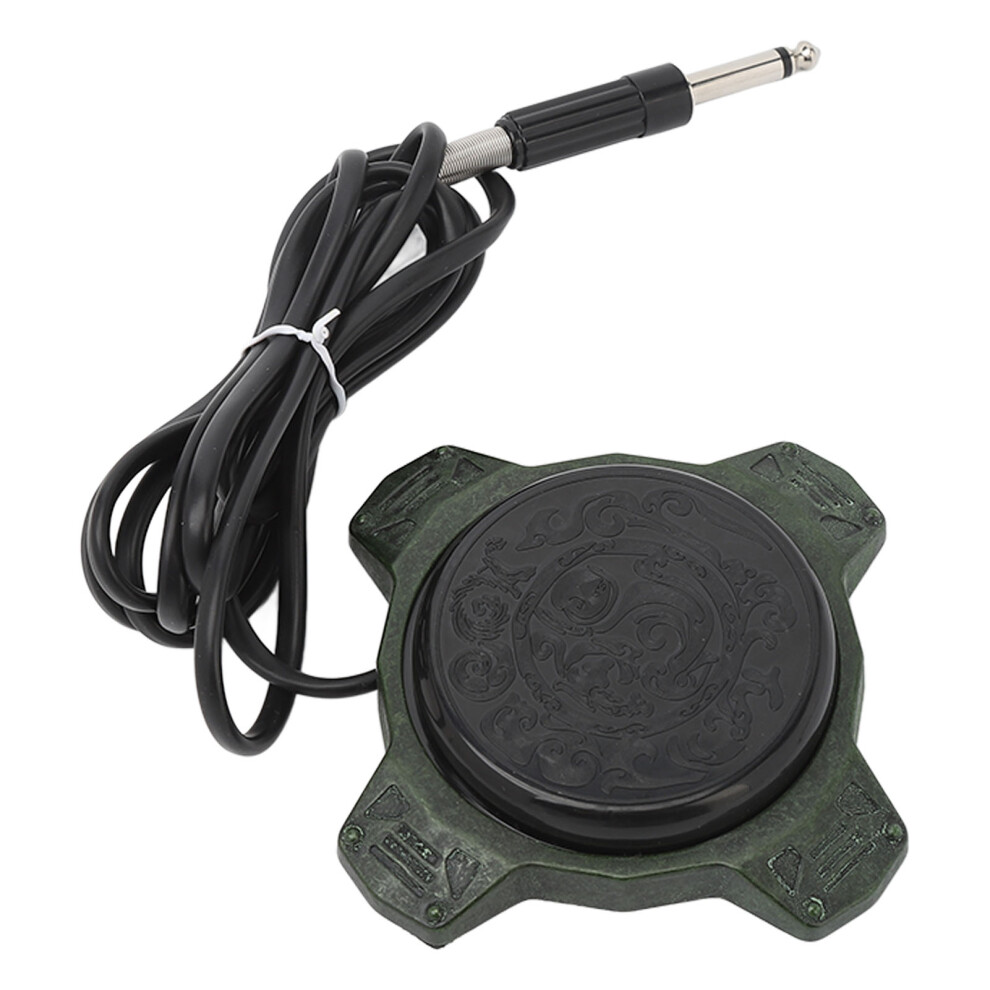 Green Tattoo Foot Pedal With 1.85M Silicone Cord, Anti-Slip