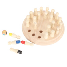 Wooden Memory Match Stick Chess Game for Kids, Brain Boost, 16cm