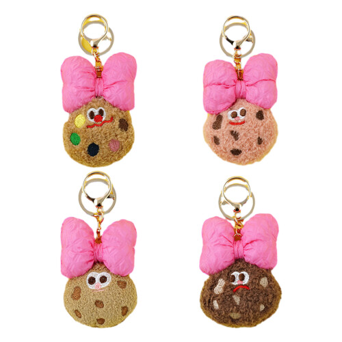 Porte-clés créatif en forme de biscuit, ornement mignon,-B 1