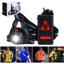 Verstellbare Laufleuchte, ultrahelle LED-Lampe, angenehmer Tragekomfort beim Laufen und Gehen in der Nacht, für Indoor- und Outdoor-Aktivitäten.