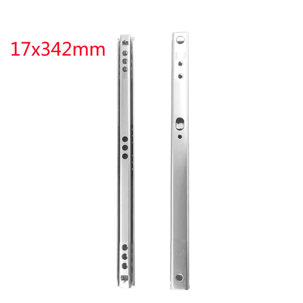 (Sliver) Drawer Runners Groove Bearing 17Mm All Sizes 7903971452263