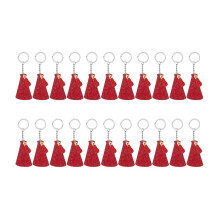 Paquet de 20 porte-clés en acrylique, pendentifs en forme de