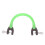 Green Ski Tip Connector for Kids - Durable Speed Control Training Aid 2