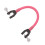Compact Pink Ski Tip Connector - Durable Training Aid for Kids 11