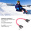 Compact Pink Ski Tip Connector - Durable Training Aid for Kids 5