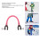 Compact Pink Ski Tip Connector - Durable Training Aid for Kids 3