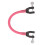 Compact Pink Ski Tip Connector - Durable Training Aid for Kids 12