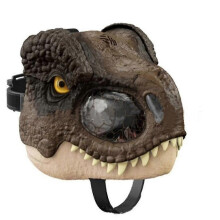 (As show, Grey Blue) Jurassic World Dinosaur Mask Tyrannosaurus Rex Halloween Mask With Movable Mouth,pyc
