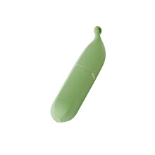 Banana Shaped Pet Hair Remover Tool Mild Adhesive-Green