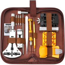 Kit completo de ferramentas para relógios, ideal para relojoeiros e colecionadores, com ferramentas multifuncionais para desmontar caixas, ajustar