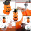 Φουσκωτή διακόσμηση για το Halloween, αδιάβροχο ύφασμα πολυεστέρα, ιδανικό για 3