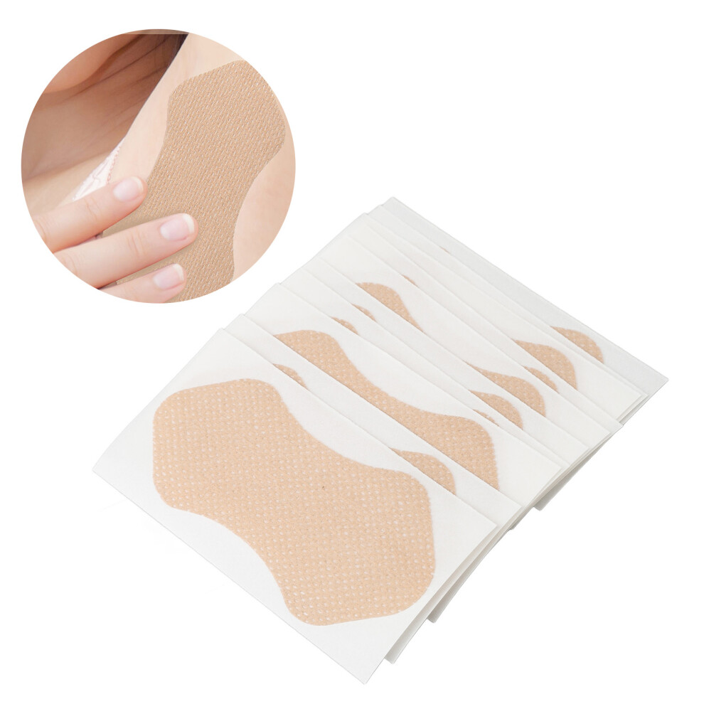 20Pcs Soft Skin Color Armpit Sweat Pads Breathable & Odorless