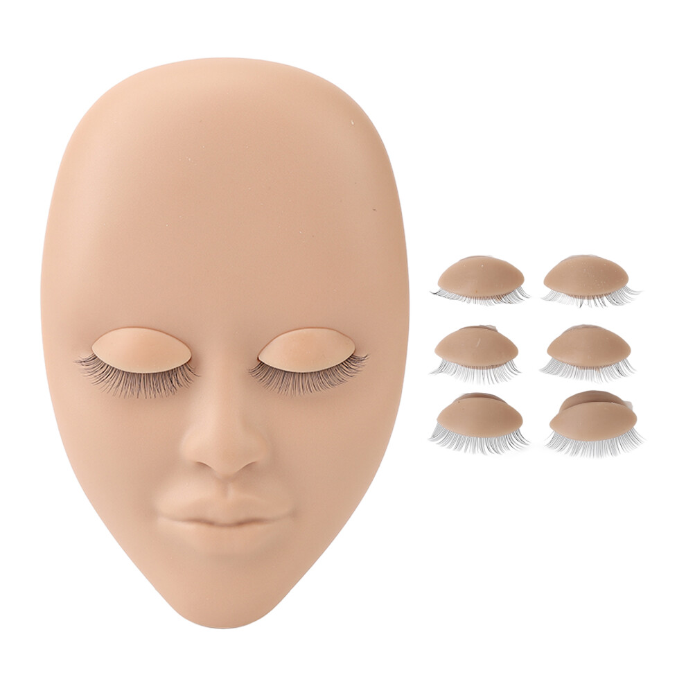 Wimpern-Mannequinkopf, Ãbungskopf fÃ¼r Make-up,