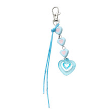 Hübscher Handyanhänger in Herz-/Blume-/Fischschwanzform als-Blau
