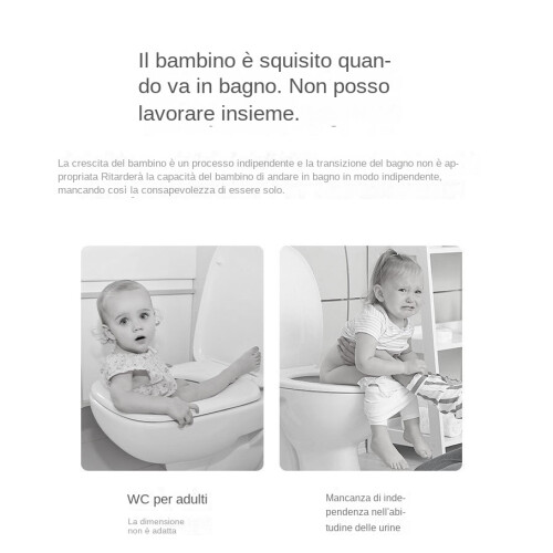 Toilette per bambini con secchio interno 1