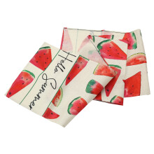 Watermelon Tablecloth Linen Square 180cm Romantic Decor for Table Settings