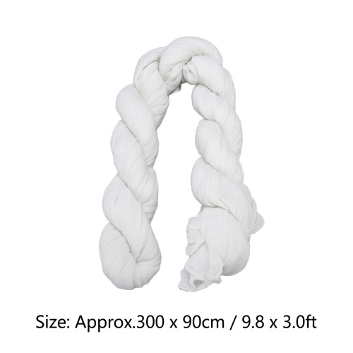 White Cheesecloth Table Runner 9.8ft Romantic Rustic Decor 1