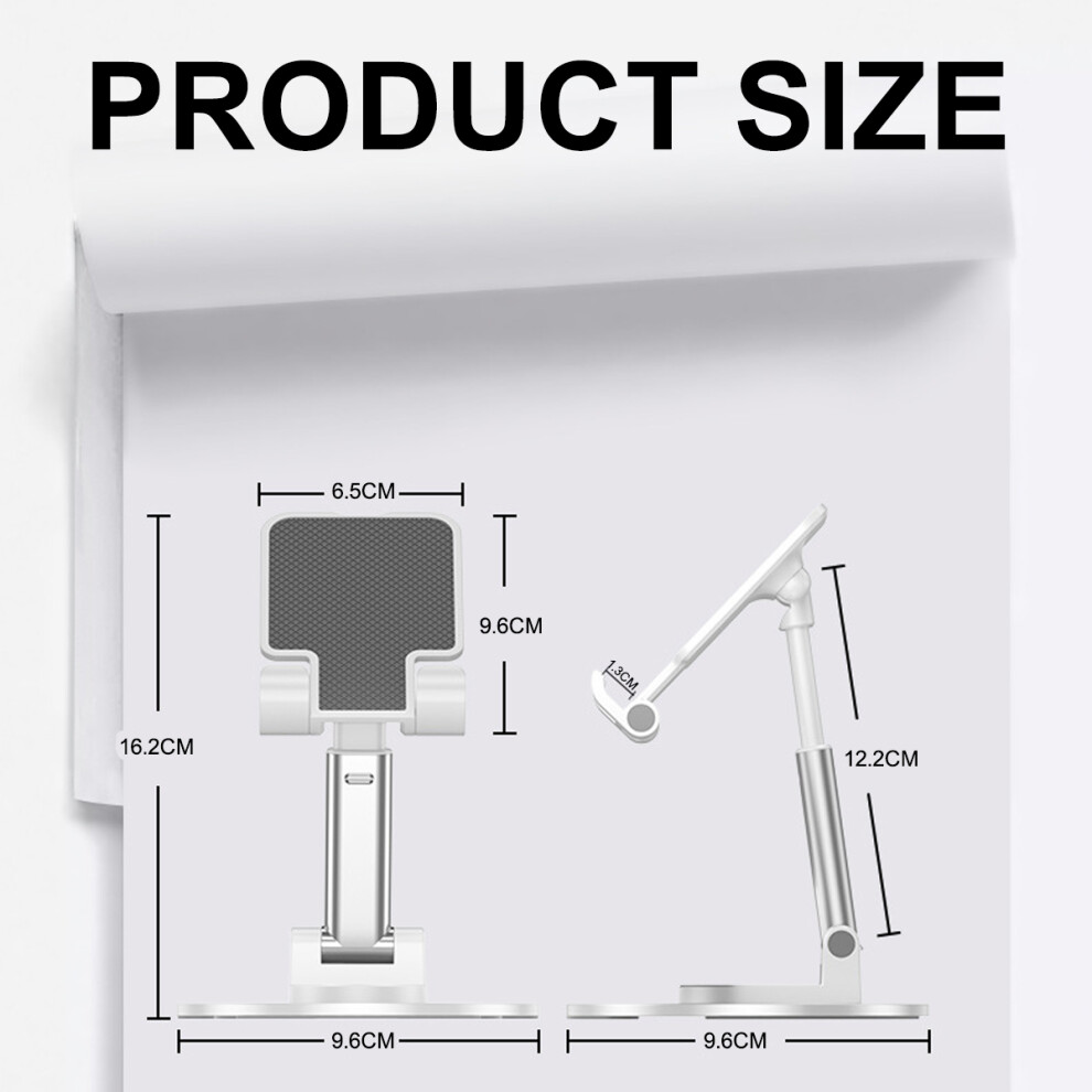 Foldable Phone Stand With Wide Compatibility, Portable Cell Phone Holder Ensures Strong Stability And Silicone Surface Protection For Your Devices 9169997067722