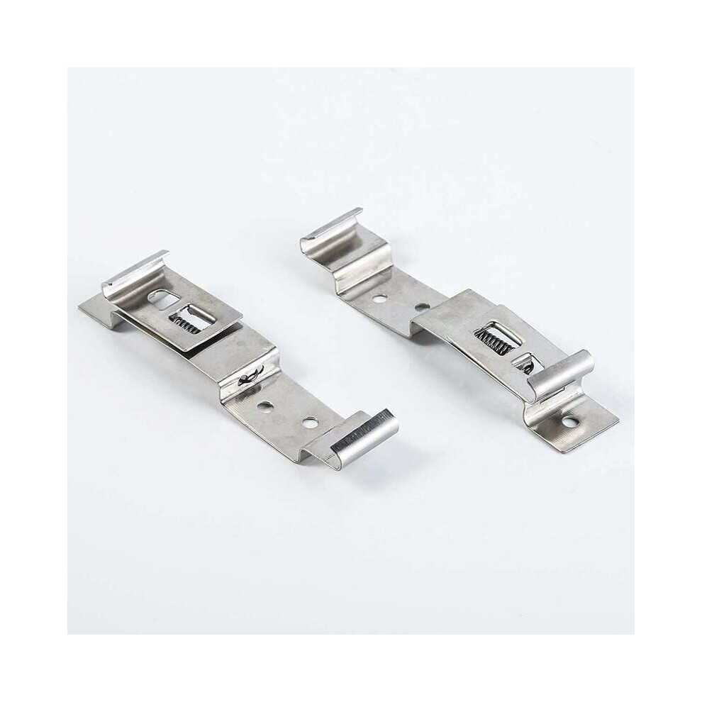 Professional Spring Loaded Number Plate Clips, Stainless Steel License Plate Brackets For Secure Attachment, Ideal For Trailers, Semi-Trailers, Cars, 9169997067265