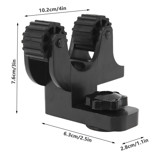 Universal Canoe Paddle Holder - Sturdy Plastic, 80g, 7.6cm Tall 1