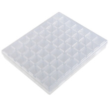 Effektiv platsbesparande, förvaring av diamantbroderi, transparenta behållare, minifack för mångsidig förvaring av föremål, 1-pack avtagbara