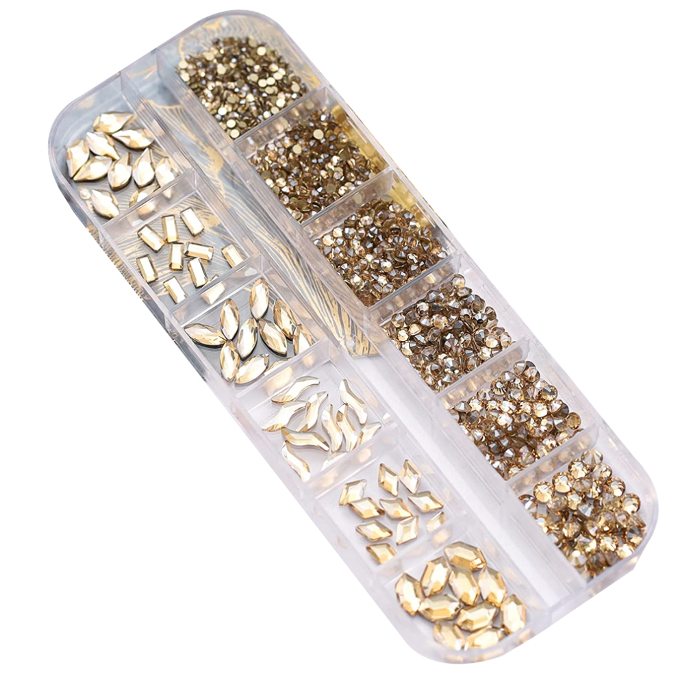 Add Glamour To Your Projects With Multi-Functional Nail Art Rhinestones, Easy To Apply On Various Surfaces, K9 Glass Quality Ensuring Durability,