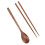 Holzlöffel- und Stäbchen-Set mit langem Griff, 23,5 cm 12