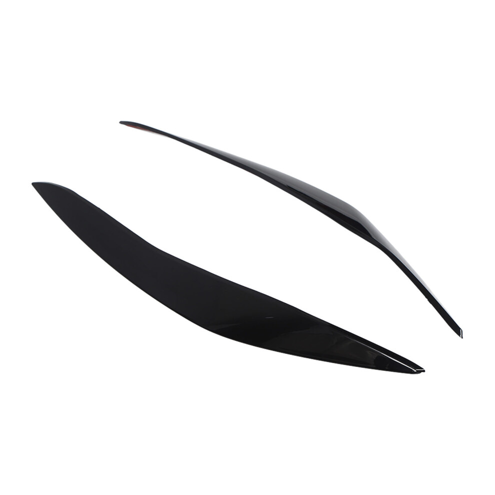 Glossy Headlight Eyebrow Car Headlamp Protection Exterior Accessories Scratch Resistant Stylish Design Luxurious Appearance Uv Coating Durable Black 9464372412747