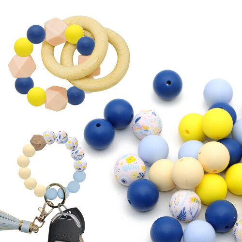 Loose Beads Silicone Material Easy Threading Bead Perfect-Other 2