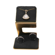Z Type Metal Jewelry Display Stand-Black