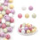 50 pièces de perles d'espacement durables colorées pour-5 1