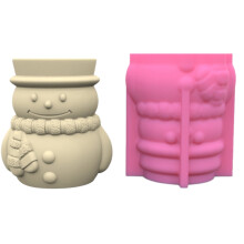 Christmas Snowman Silicone Mold for DIY Craft Durable-336
