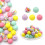 Bracelets perles en Silicone, matériel coloré, perles amples,-11 1