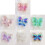 10Pcs/pack Luminous Butterfly Scattered-Transparent white 6